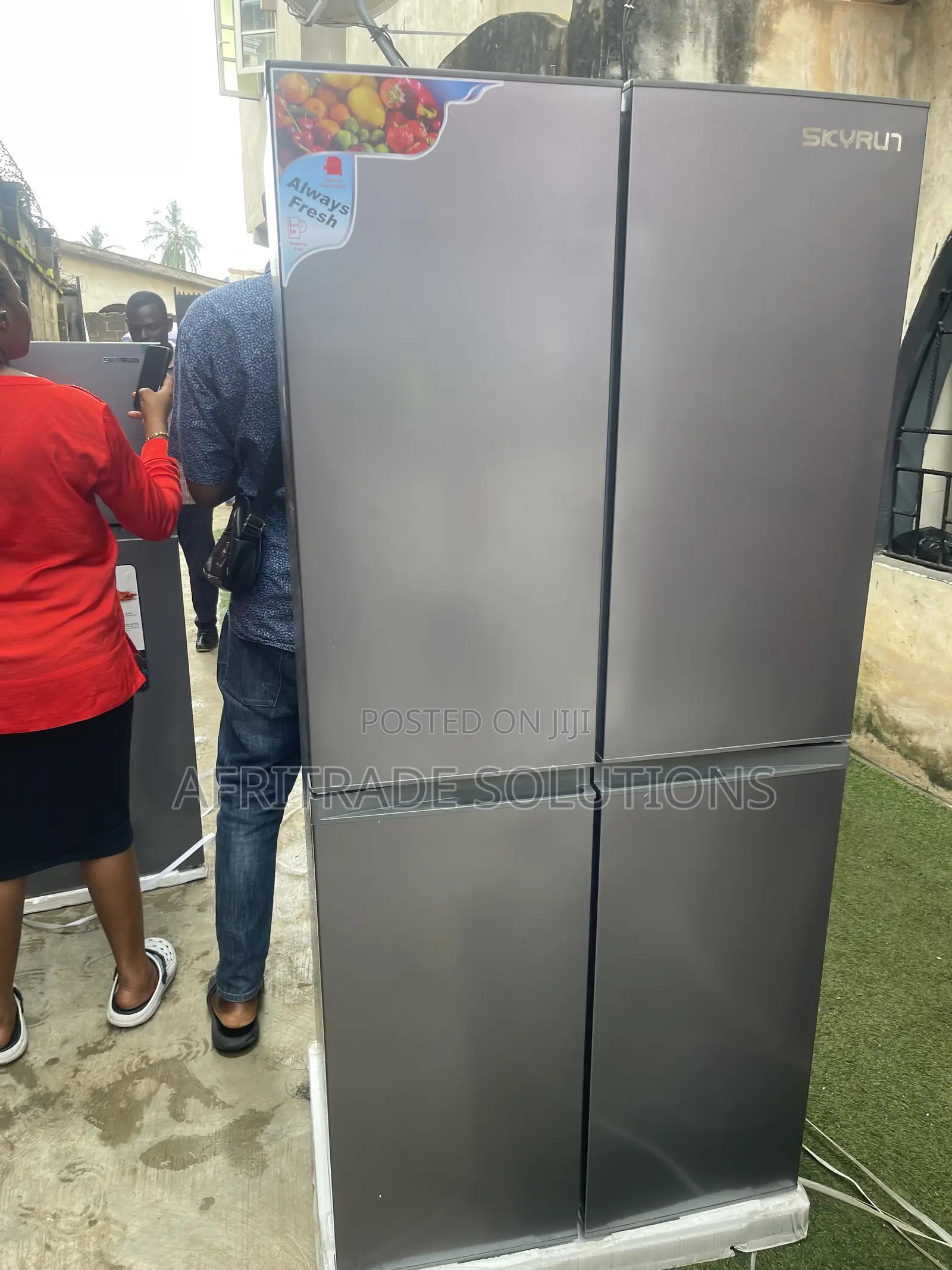 Extra Storage Space With Skyrun 450L 4-Door Refrigerator