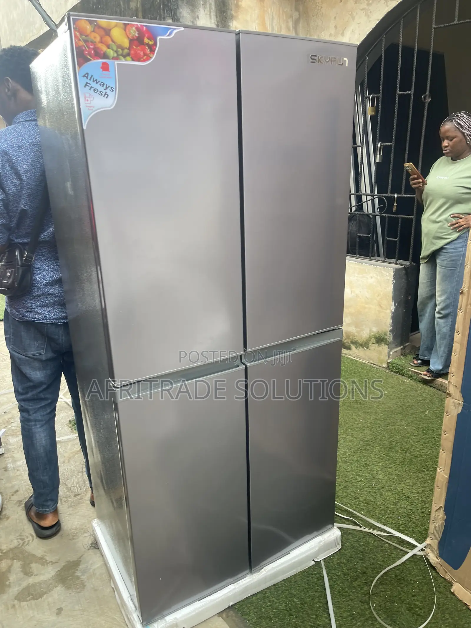 Extra Storage Space With Skyrun 450L 4-Door Refrigerator