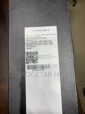 New Laptop HP Omen Max 16 32GB Intel Core Ultra 9 SSD 1T