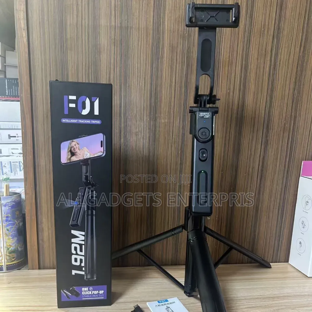 F01 Face Recognition Selfie Stick Tripod