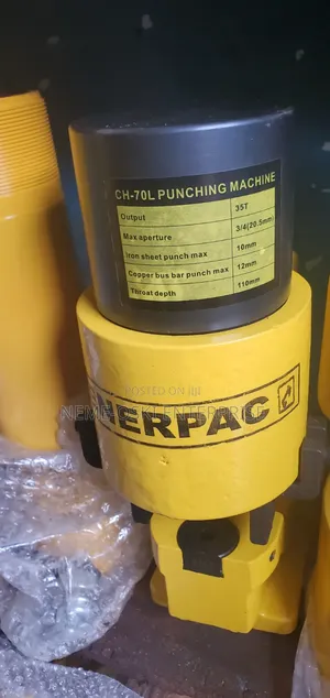 CH-70L Punching Machine - Hydraulic Busbar Puncher-35t-With Hand Pump