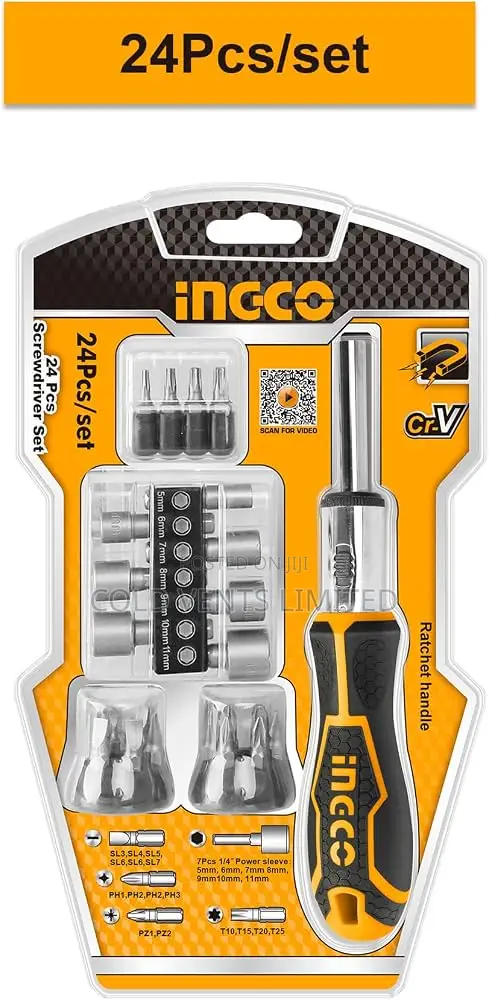 INGCO 24pcs Screw Driver Set