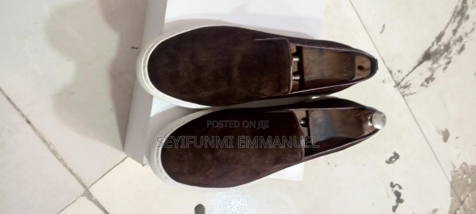 Brown Suede Sneakers Shoes