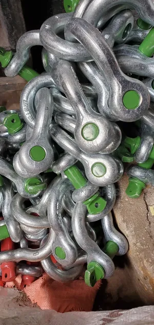 Bow Shackle - Green Pin - Galvanized - Lifting Shackle - Heavy Duty
