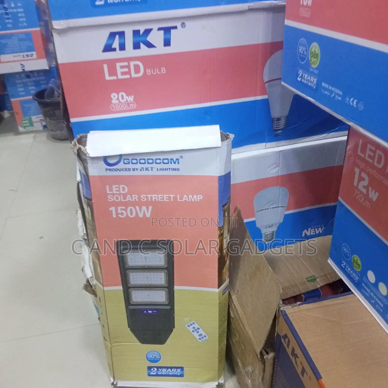 LED AKT Solar STREET LIGHT Lamp Hog Performance