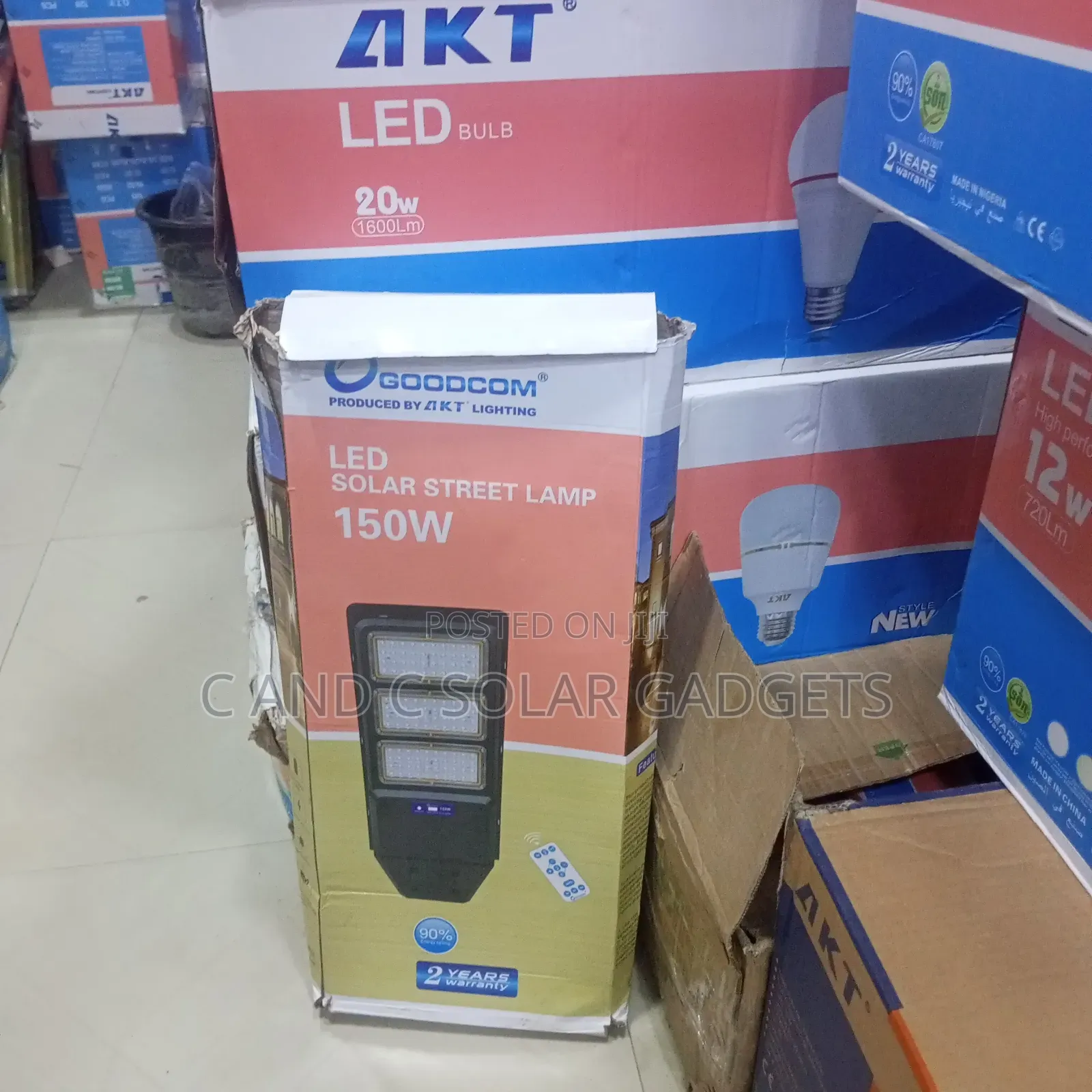 LED AKT Solar STREET LIGHT Lamp Hog Performance