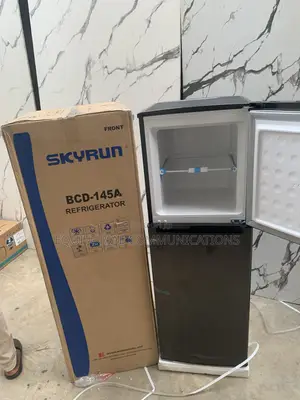 SKYRUN 145L Double-Door Fridge – Keep Your Food Fresh and Drinks Cool