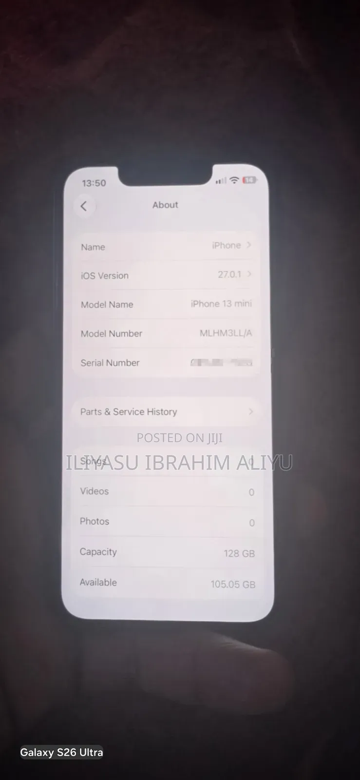 Apple iPhone 13 Mini 128 GB Graphite
