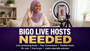 BIGO Live Hosts Needed