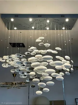 Luxury Modern LED Disc Chandelier