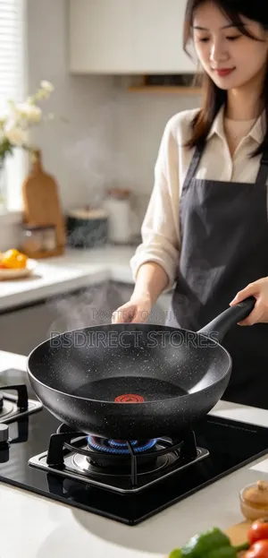 Tefal Everest Wok, Thermospot Aluminium Stone Effect 28cm