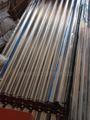 Corrugated Roofing Sheet - Zinc / Aluminium Long Span-0.45mm - Silver