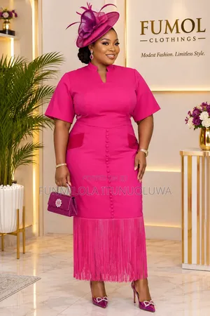 The Royal Fringe Elegance Dress