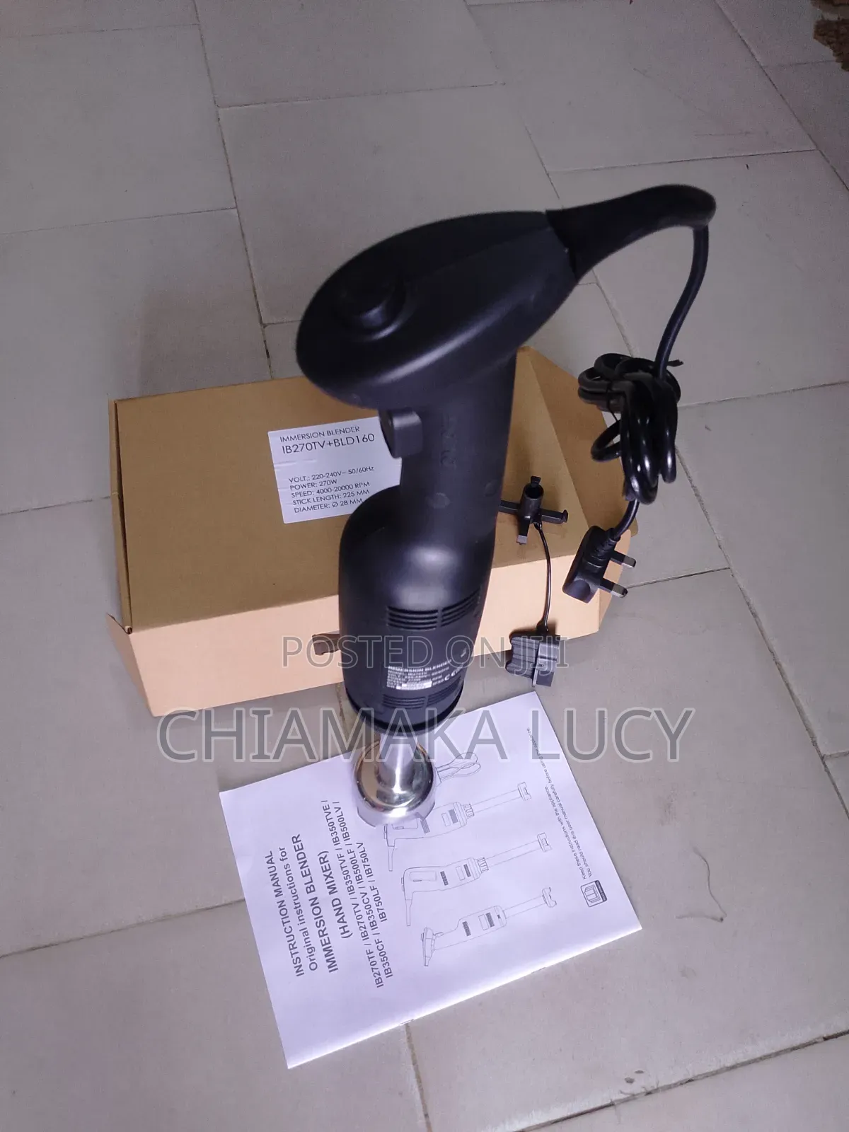 Immersion Blending Machine