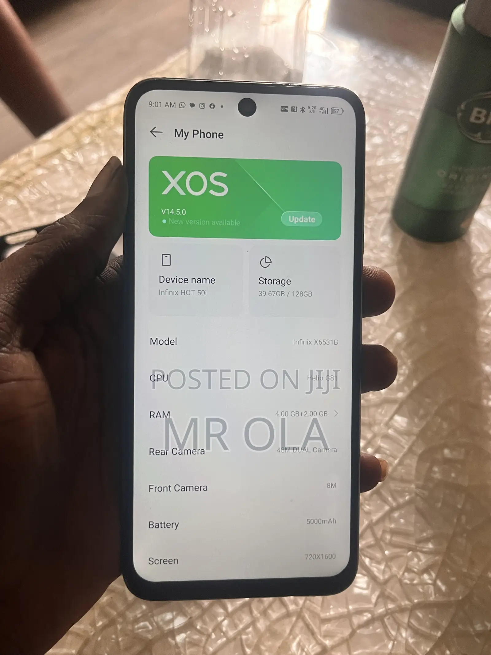 Infinix Hot 50i 128 GB Black