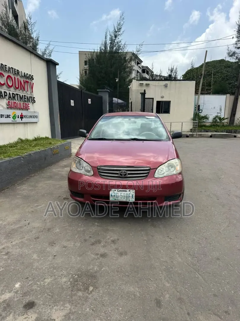 Toyota Corolla 2004 Red