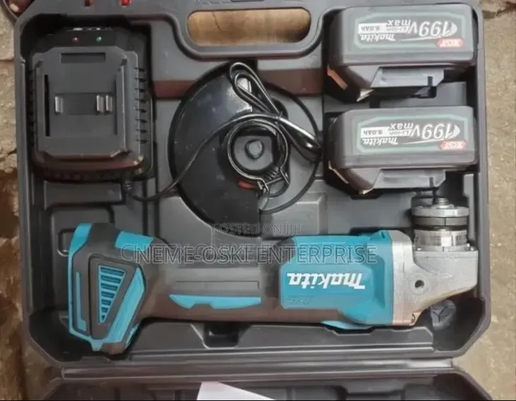 Makita Cordless Angle Grinder- With 2 Batteries - Brushless