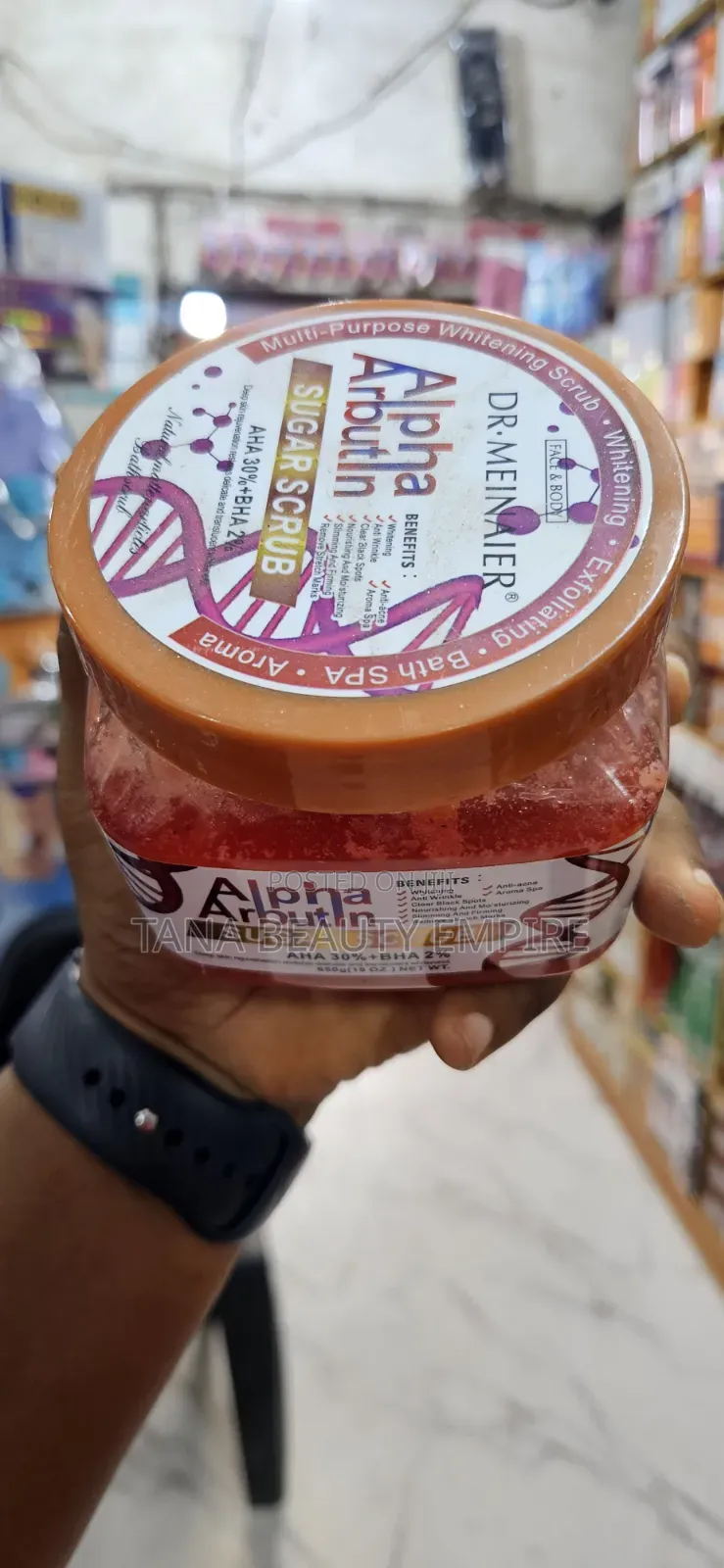 Alpha Arbutin Sugar Scrub