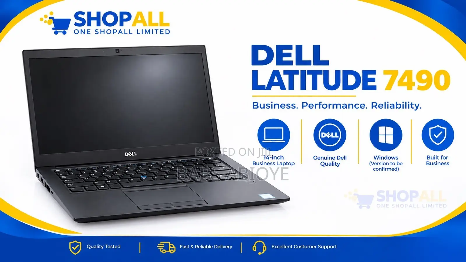 Laptop Dell Latitude 7490 16GB Intel Core i7 SSD 350GB