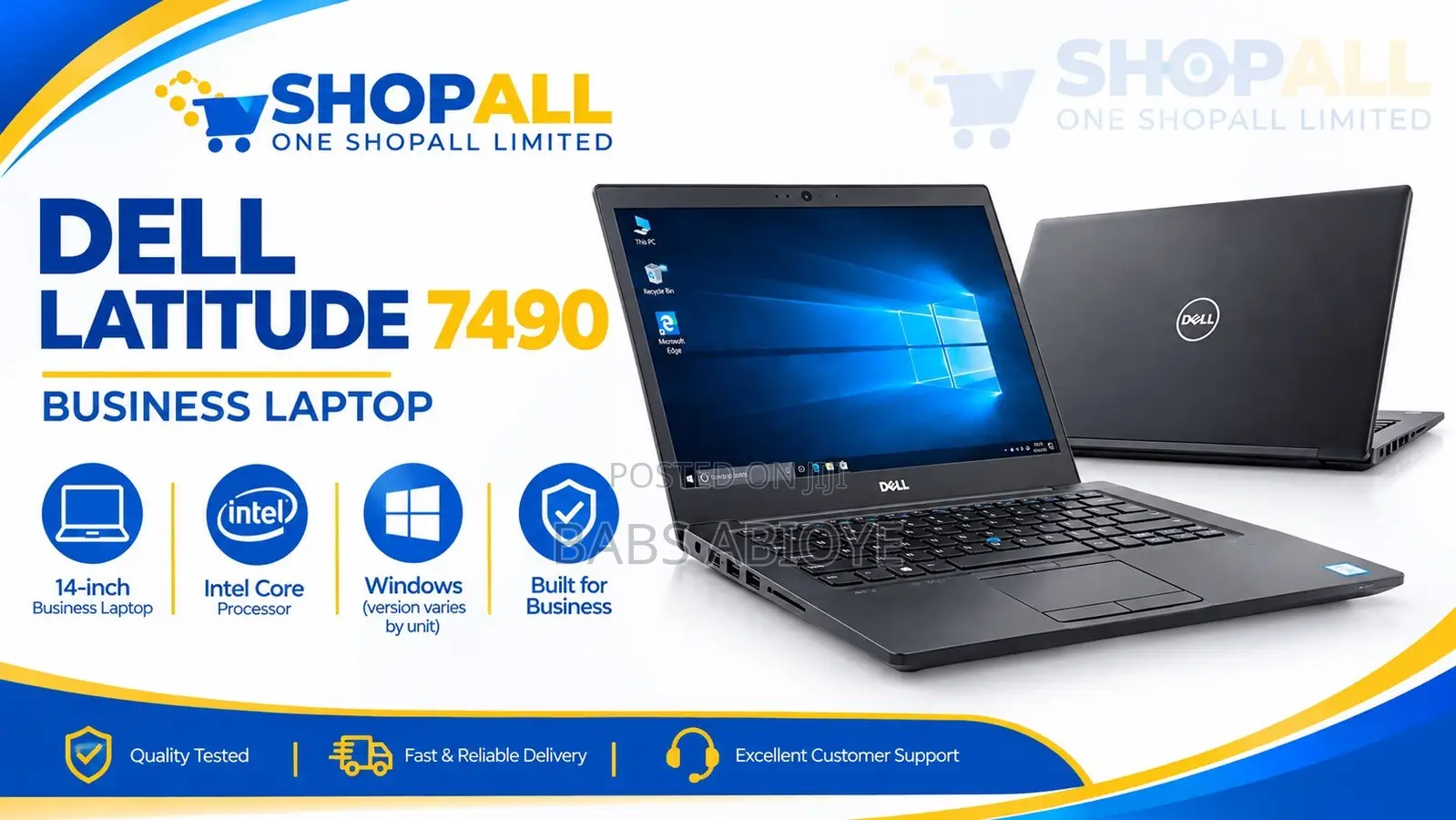 Laptop Dell Latitude 7490 16GB Intel Core i7 SSD 350GB