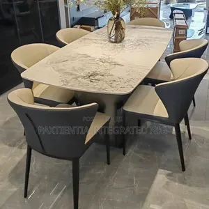 Marble Top Dining Set. (6 Seaters)