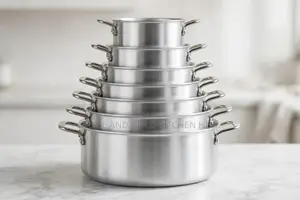 7 PCs Original Thick Aluminum Pot Set, Pay on Delivery