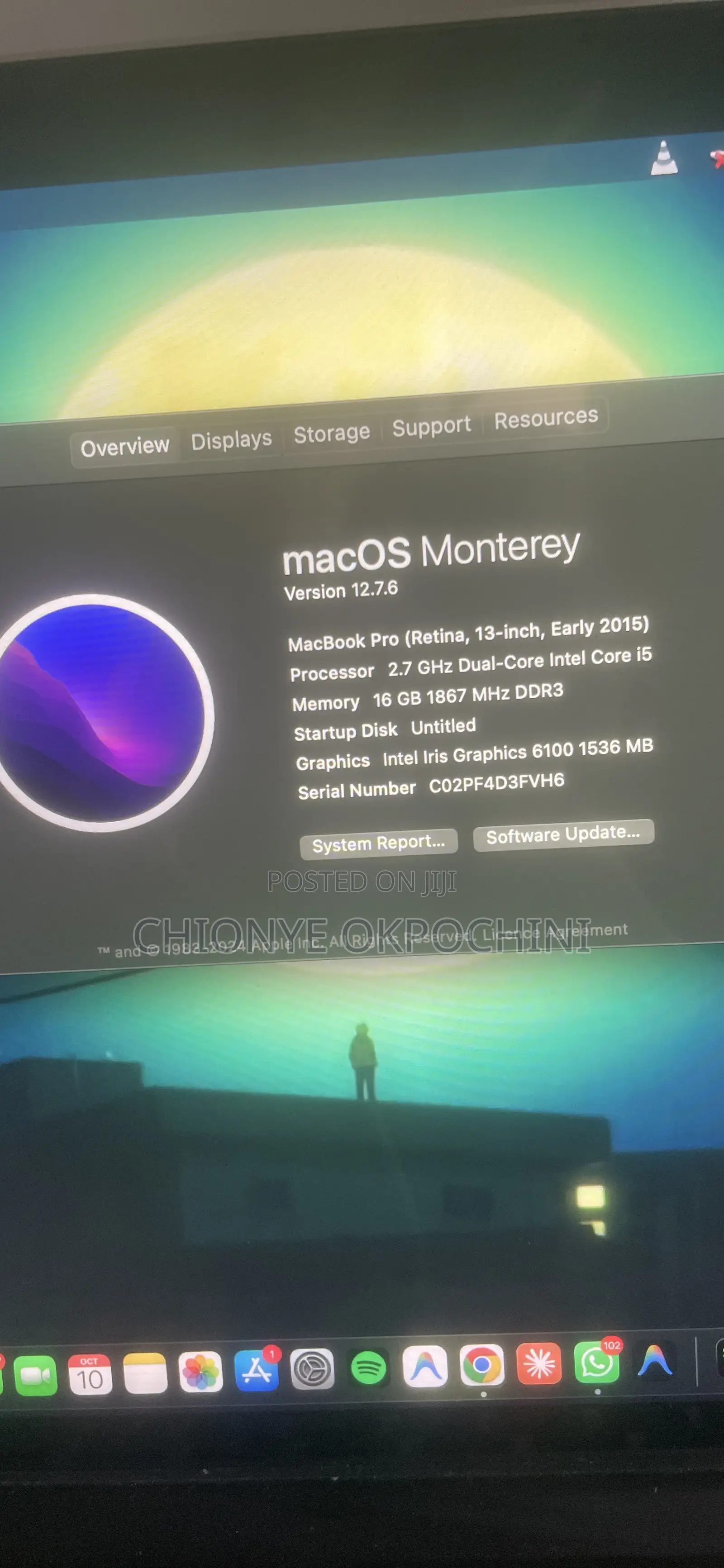 Laptop Apple MacBook Pro 2015 16GB Intel Core i5 SSD 256GB
