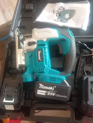 Cordless Jigsaw - Masaki/ Makita Type - With 2 Batteries + Charger