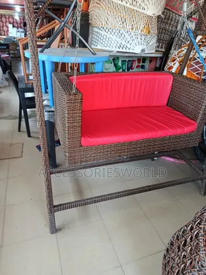 Brand New 2-Seater Outdoor Rattan Canopy Garden Patio Swing Chair