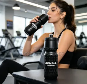 GEMFUL Bike Water Bottle With Cage (2 Bottles With 2 Holders