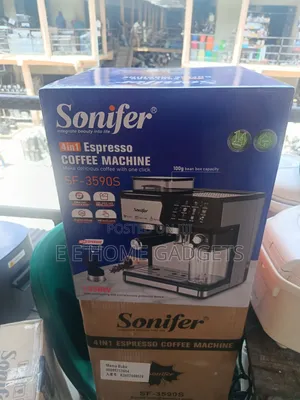 Sonifer 4 in 1 Espresso Coffee Machine With Integrated Coffee Grinder