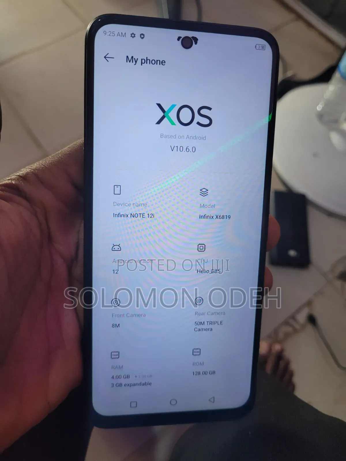 Infinix Note 12i 128 GB Black