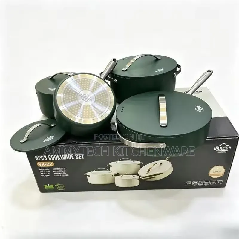8pcs Healthy Celebrity Cookware Sets