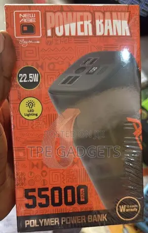 **New Age 55,000mah Power Bank – Stay Powered Anytime, Anywhere!**