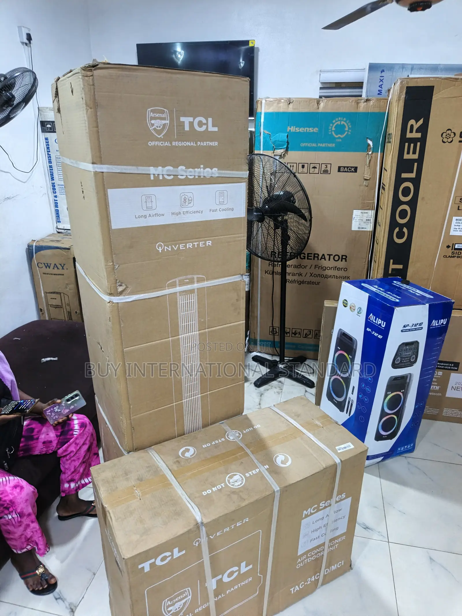 TCL 2HP Floor Standing AC for Homes, Shops and Offices