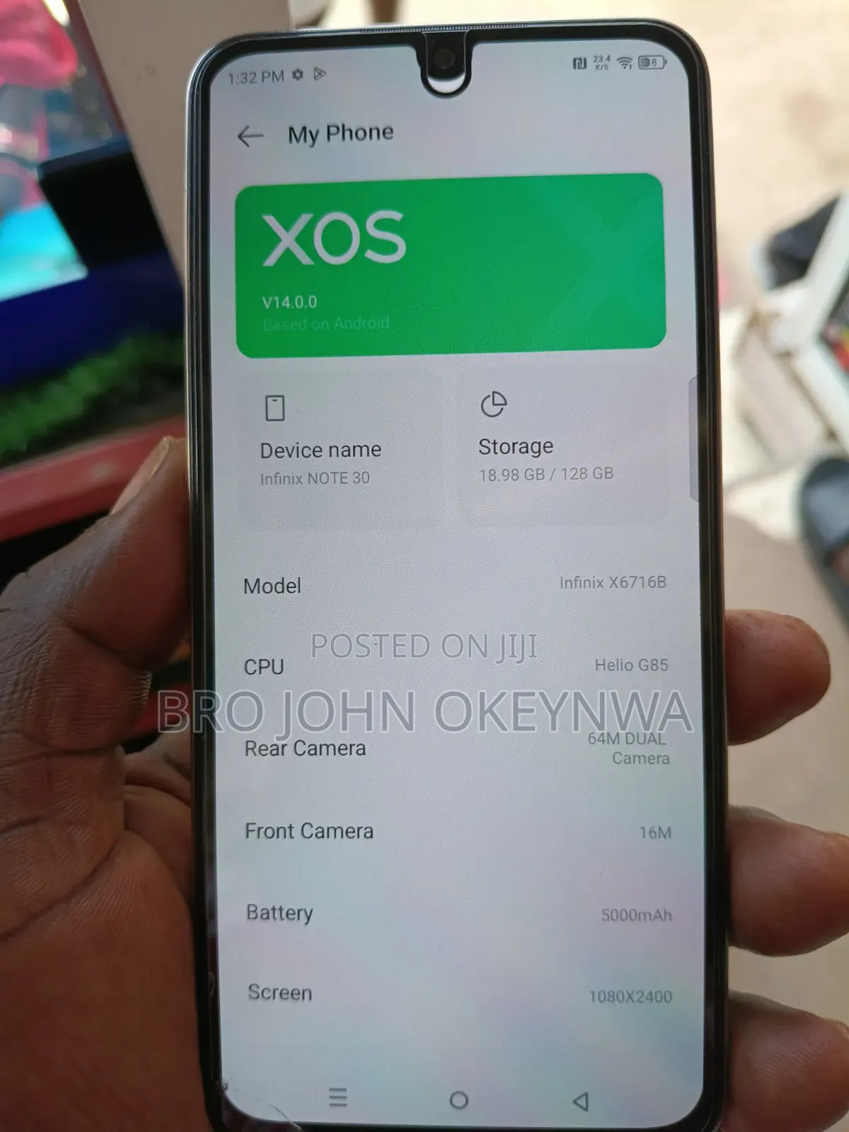 Infinix Note 30 128 GB Gold