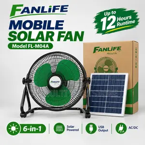FanLife FL-M04A Mobile Solar Fan – 6-in-1