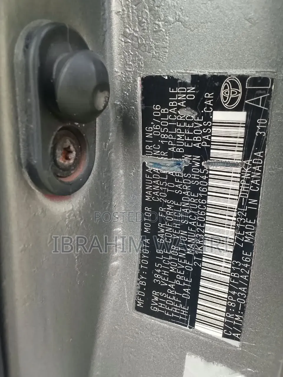 Toyota Matrix 2006 Gray