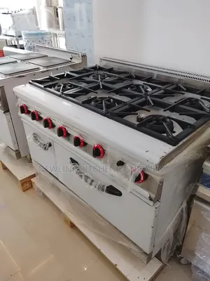 Gas Cooker 6burners With Oven Carbinet