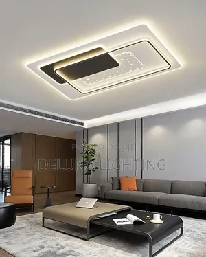 Elegant Modern LED Ceiling Chandelier – 3 Colors With Remote Control