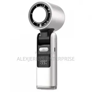 Portable Mini AC, Ice Cooling Fan With LED Touch Light & Rechargeable