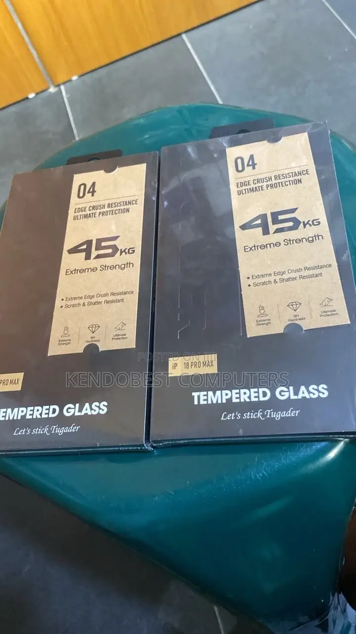 Premium Tempered Glass Screen Protector – 4.5KG Extreme Strength