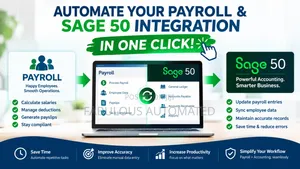 Automate Your Payroll & Sage 50 Integration in One Click!