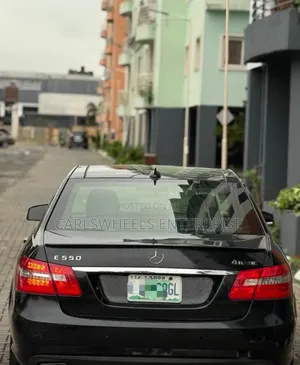 Mercedes-Benz E550 2011 Black