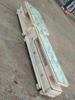 Marble Top TV Stand With Center Table