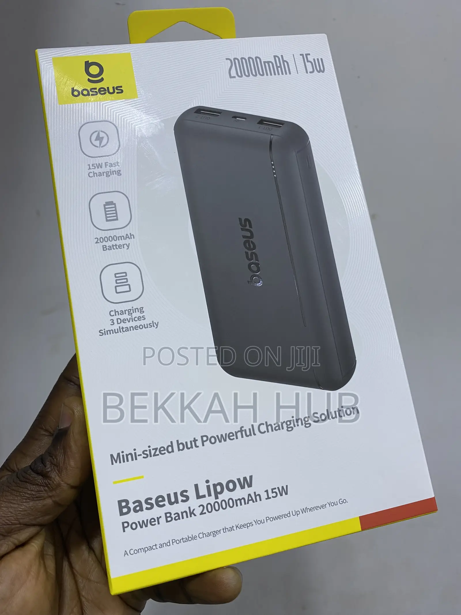 Baseus 20000mah Powerbank 15W