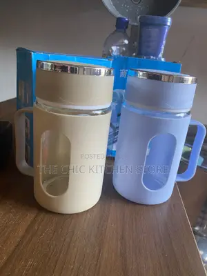 Double Layer Insulated Glass Office Mug