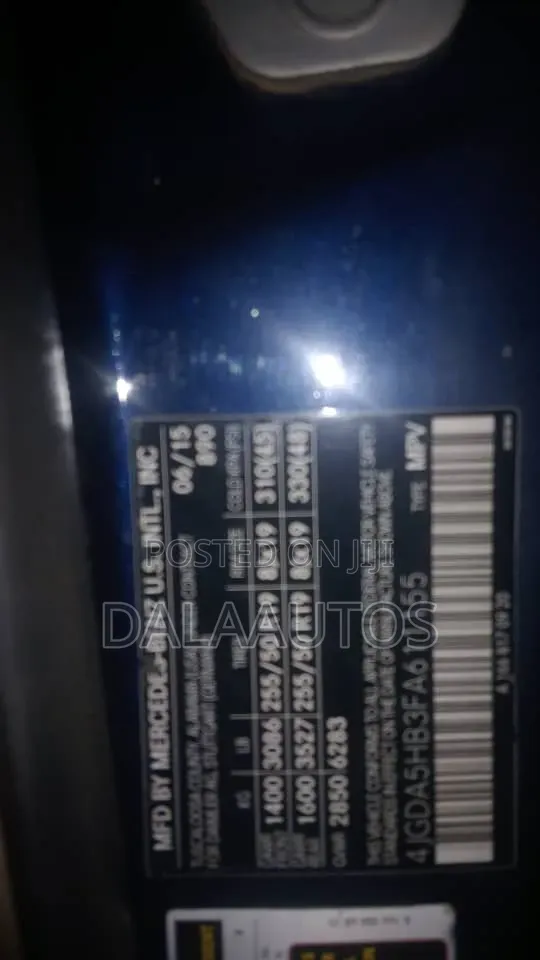 Mercedes-Benz M Class 2015 Blue