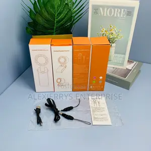 Powerful Portable Turbo Fan With 5 Speeds, Digital & USB Charging