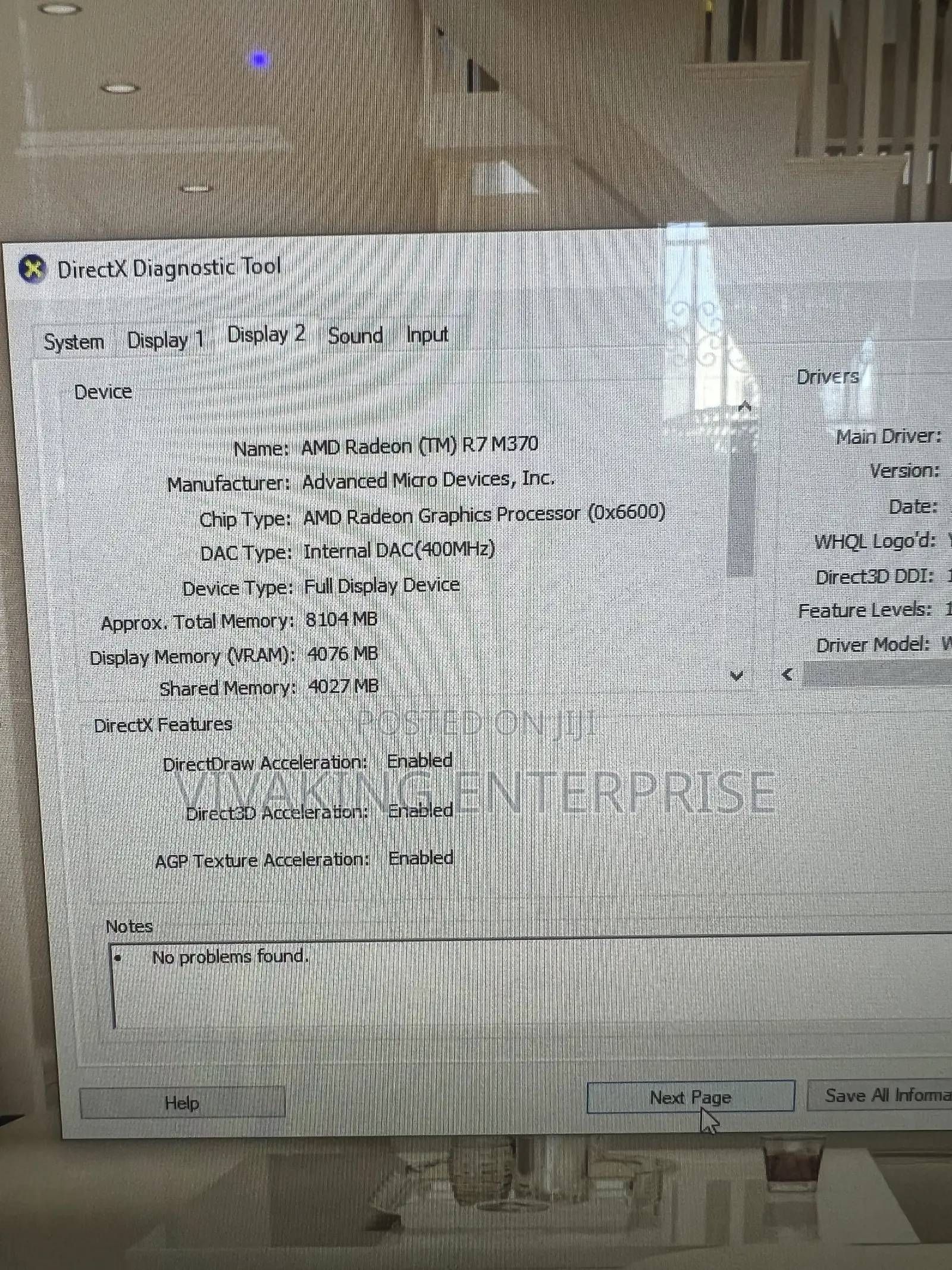 Desktop Computer HP Envy 8GB Intel Core i7 HDD 1T